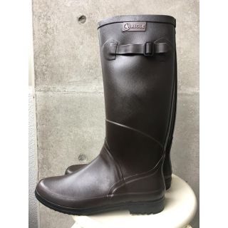 エーグル(AIGLE)のAIGLE（エーグル） chantebelle 39 ラバーブーツ ブラウン(レインブーツ/長靴)