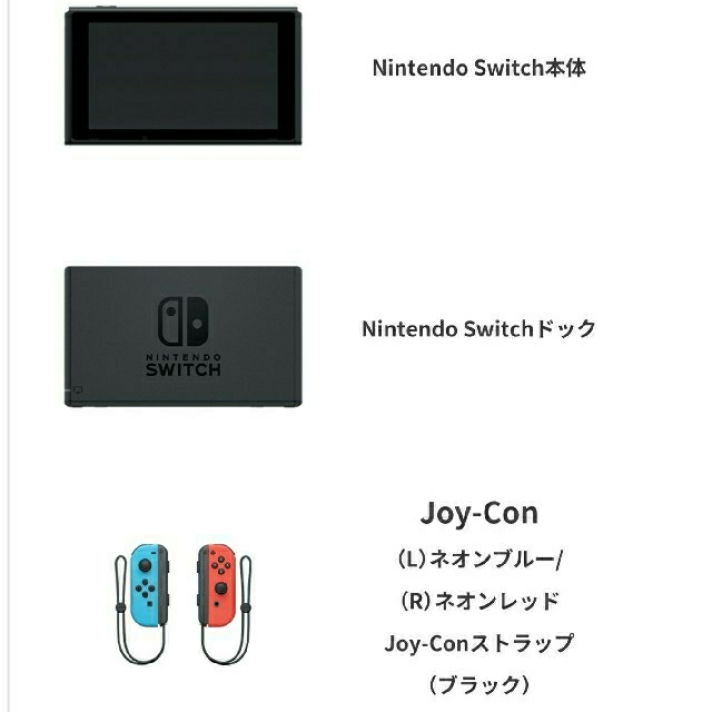 NintendoSwitch 新モデル（ネオンブルー·ネオンレッド） 1