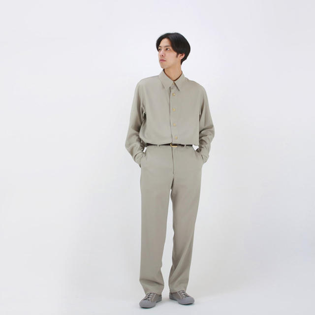 1LDK SELECT(ワンエルディーケーセレクト)の値下げ AURALEE HARD TWIST WOOL DOBBY SHIRT メンズのトップス(シャツ)の商品写真