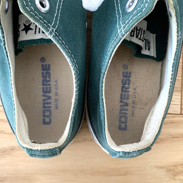 CONVERSE(コンバース)の激レアカラー 90s CONVERSEオールスター グリーン USA製 9 メンズの靴/シューズ(スニーカー)の商品写真