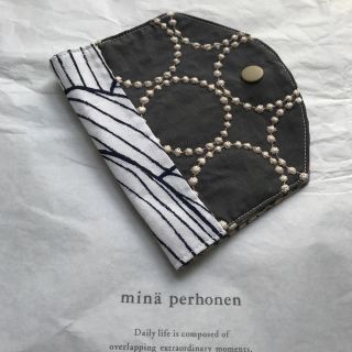 ミナペルホネン(mina perhonen)のミナペルホネン　マスクケース　tambourine ハンドメイド　セール(生地/糸)