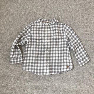 ザラキッズ(ZARA KIDS)のzarababy チェックシャツ(シャツ/カットソー)