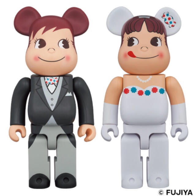 BE@RBRICK ウェディング ペコちゃん＆ポコちゃん 400％ ベアブリック