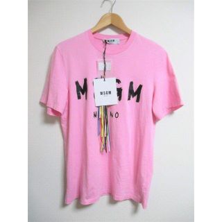 エムエスジイエム(MSGM)の☆MSGM エムエスジーエム ロゴ プリント Tシャツ/メンズ/XS☆新品(Tシャツ/カットソー(半袖/袖なし))