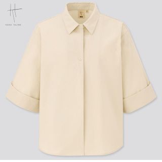 ユニクロ(UNIQLO)のUNIQLO ハナ　タジマ　シャツ(シャツ/ブラウス(長袖/七分))