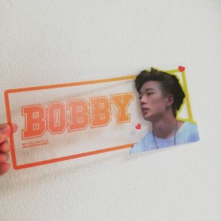 アイコン(iKON)のiKON BOBBY 透明スローガン & ステッカー(アイドルグッズ)