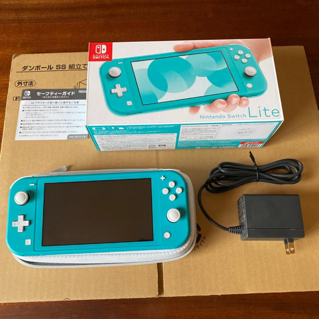 Nintendo Switch Lite ターコイズ + 純正ケース