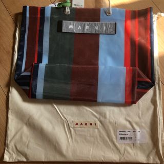 マルニ(Marni)のマルニフラワーカフェ ストライプバッグ(トートバッグ)