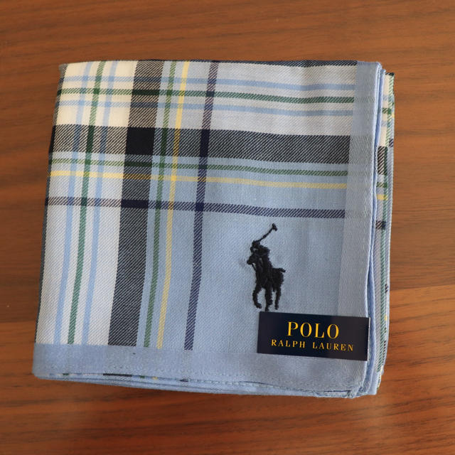 POLO RALPH LAUREN(ポロラルフローレン)の【POLO】新品＊ハンカチ メンズのファッション小物(ハンカチ/ポケットチーフ)の商品写真