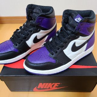 ナイキ(NIKE)のAIR JORDAN 1 RETRO HIGH OG COURT PURPLE(スニーカー)