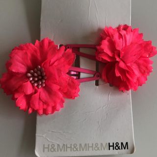 エイチアンドエム(H&M)のH&M ヘアピン2個セット　新品　ピンク(ヘアピン)