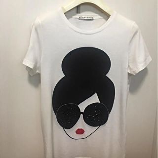 アリスアンドオリビア(Alice+Olivia)のAlice＋Olivia Tシャツ 白 ホワイト(Tシャツ(半袖/袖なし))