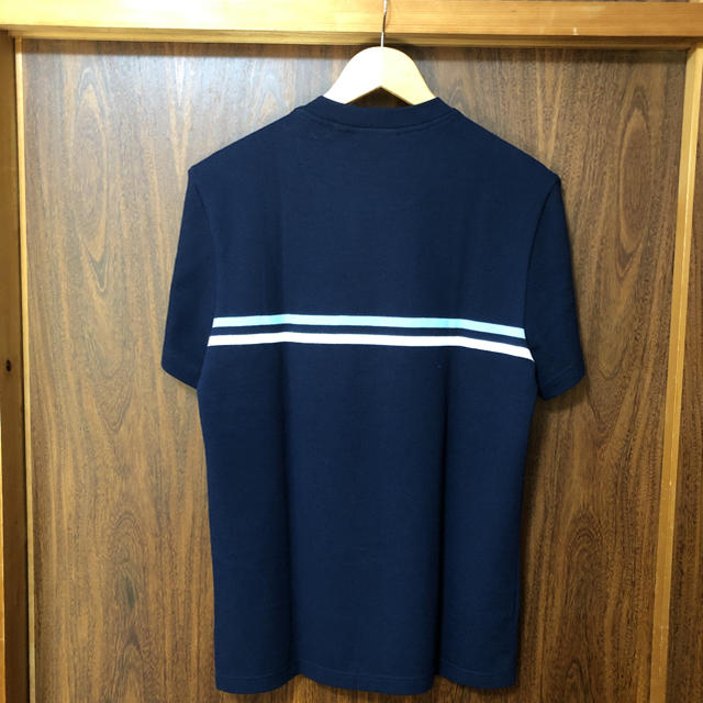 LACOSTE(ラコステ)のラコステ ボーダー鹿の子クルーネックTシャツ メンズのトップス(Tシャツ/カットソー(半袖/袖なし))の商品写真