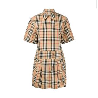 バーバリー(BURBERRY)のバーバリー　ワンピース　一度のみ着用(ミニワンピース)