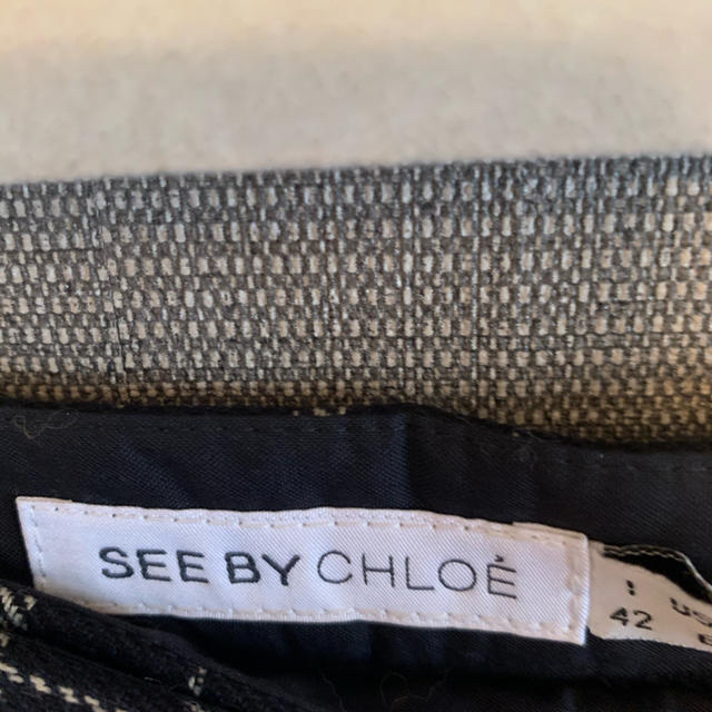 SEE BY CHLOE(シーバイクロエ)の新品シーバイクロエ　プリーツチェック巻きスカート レディースのスカート(ミニスカート)の商品写真