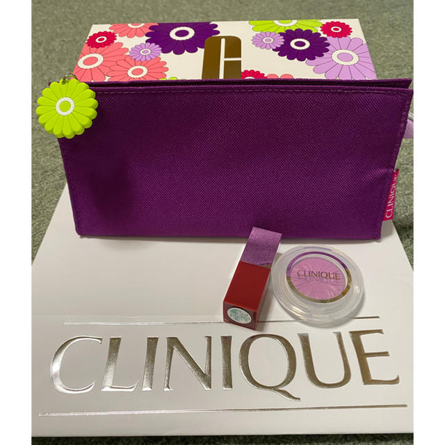 CLINIQUE(クリニーク)のクリニーク　ポーチ　チーク　リップカラー コスメ/美容のベースメイク/化粧品(その他)の商品写真