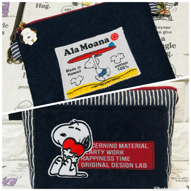 SNOOPY(スヌーピー)のコクママ様　専用❗️ハンドメイド 2点 ハンドメイドのファッション小物(ポーチ)の商品写真