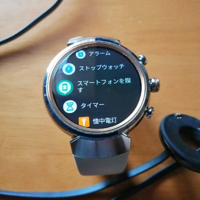 ASUS(エイスース)のスマートウォッチ　Zenwatch3　 メンズの時計(腕時計(デジタル))の商品写真