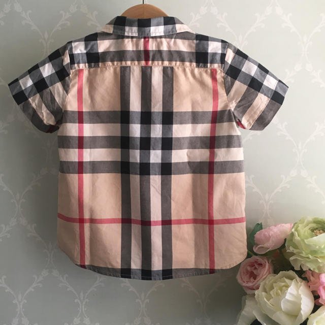 BURBERRY(バーバリー)の【極美品】バーバリー　シャツ　18M 86cm キッズ/ベビー/マタニティのベビー服(~85cm)(シャツ/カットソー)の商品写真