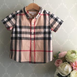 バーバリー(BURBERRY)の【極美品】バーバリー　シャツ　18M 86cm(シャツ/カットソー)