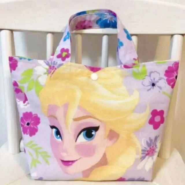 Disney(ディズニー)のアナと雪の女王 エルサ トートバッグ ハンドメイドのファッション小物(バッグ)の商品写真