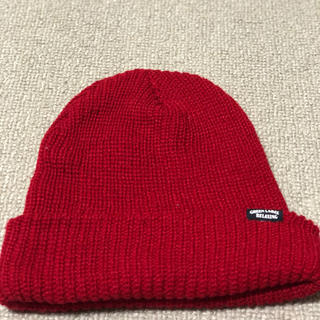 ユナイテッドアローズ(UNITED ARROWS)の赤ニット帽(ニット帽/ビーニー)