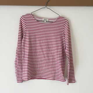 アーペーセー(A.P.C)の美品 ボーダーTシャツ(Tシャツ(長袖/七分))