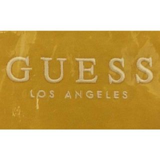 ゲス(GUESS)の新品送料無料GUESSゲスTシャツメンズS～XLサイズありイエロー黄色刺繍ロゴ(Tシャツ/カットソー(半袖/袖なし))