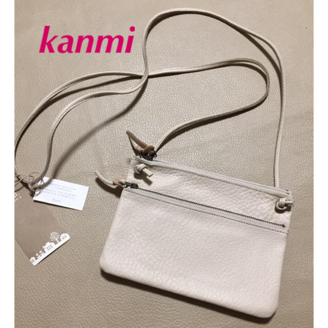 【新品】13800円★kanmi カンミ 本革ポシェット 本皮ショルダーバッグ