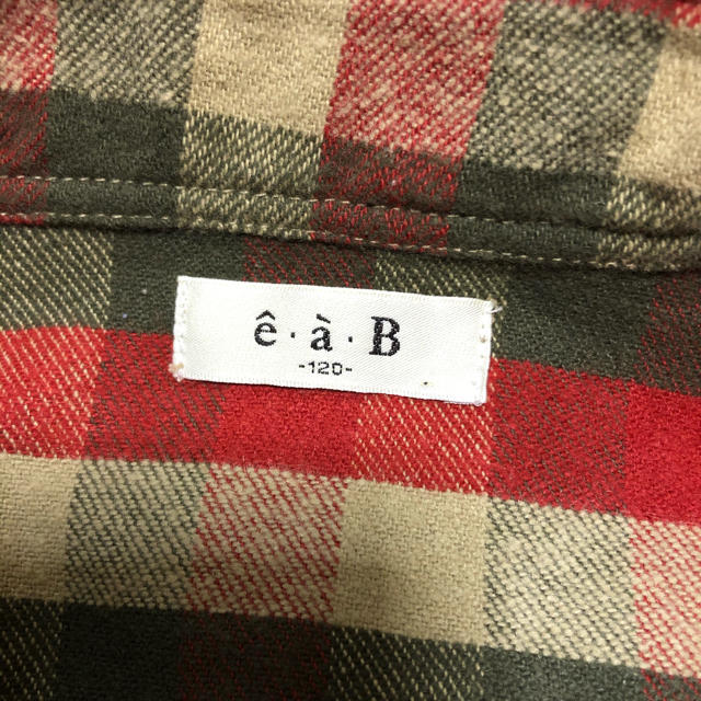 e.a.B(エーアーベー)のe・a・b チェックブルゾン キッズ/ベビー/マタニティのキッズ服男の子用(90cm~)(ジャケット/上着)の商品写真