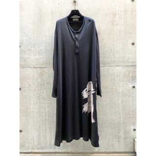 ヨウジヤマモト(Yohji Yamamoto)の【ヨウジヤマモト】シャンカール天竺 ハット女Vネックヘンリー(Tシャツ/カットソー(七分/長袖))