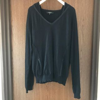 マックスマーラ(Max Mara)の★MaxMara 薄手パーカーニット☆ブラック(ニット/セーター)