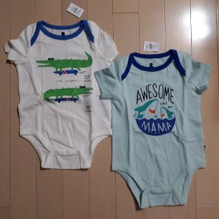 ベビーギャップ(babyGAP)のベビーギャップ　ロンパース　2枚　80サイズ　新品(ロンパース)