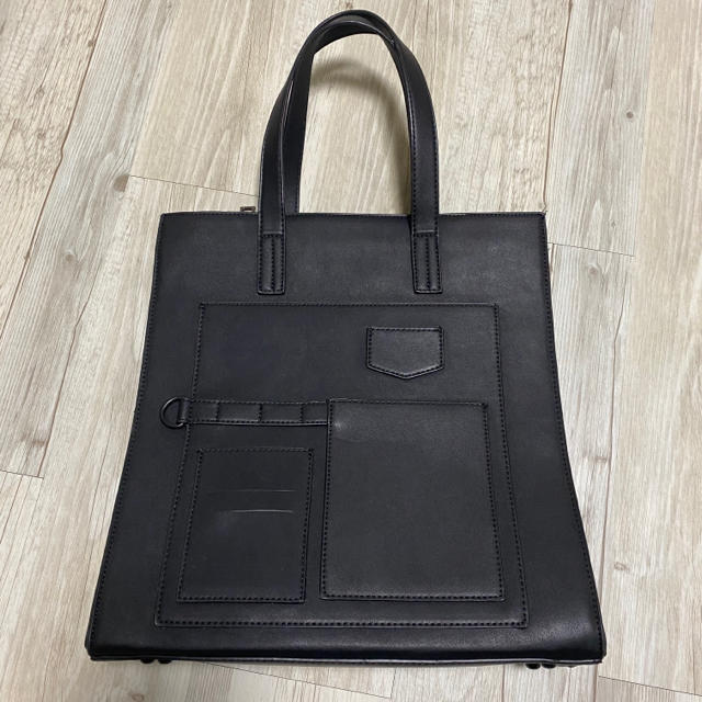 basic cotton (韓国ブランド) bag black レディースのバッグ(トートバッグ)の商品写真