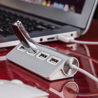 USB ハブ　「最大500円引き」　アップル風　おしゃれ　シンプル(PC周辺機器)