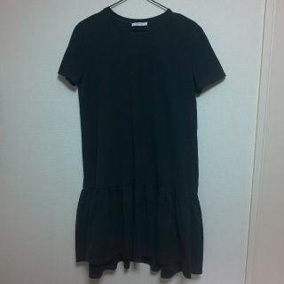 ザラ(ZARA)の最終値下げ超美品★ZARA★TシャツワンピースM(ひざ丈ワンピース)