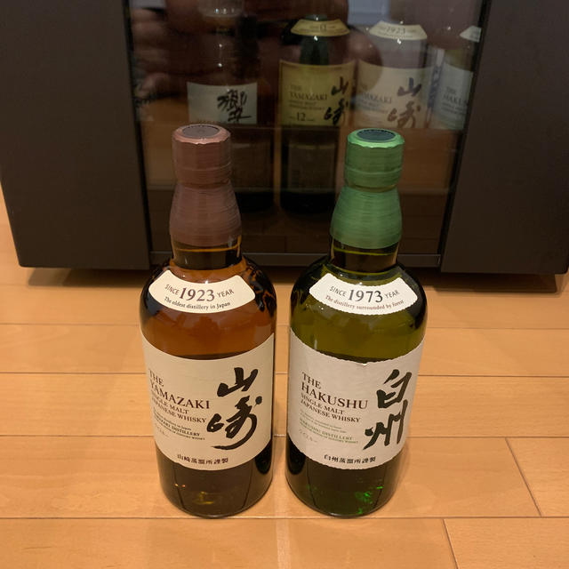 サントリー 山崎 700ml、白州700ml 2本セット - ウイスキー