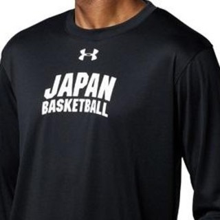 アンダーアーマー(UNDER ARMOUR)の新品 LG アンダーアーマー 日本代表 プロ使用モデル ロングTシャツ ブラック(Tシャツ/カットソー(七分/長袖))
