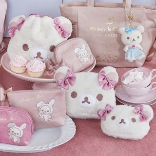 メゾンドフルール(Maison de FLEUR)のKORILAKKUMAポーチセット(全てフェイス型のもの) コリラックマストア(ポーチ)