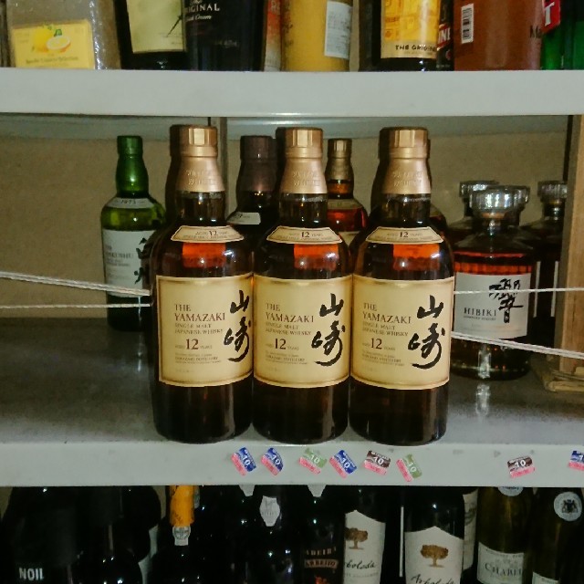 日本最大の 700ml   山崎12年  3本セット  ウイスキー