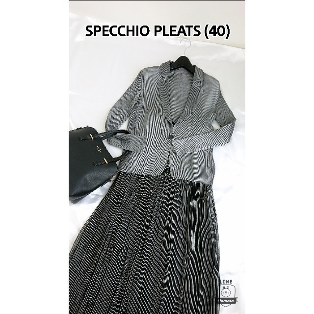 美品♪(40) SPECCHIO PLEATS プリーツジャケット