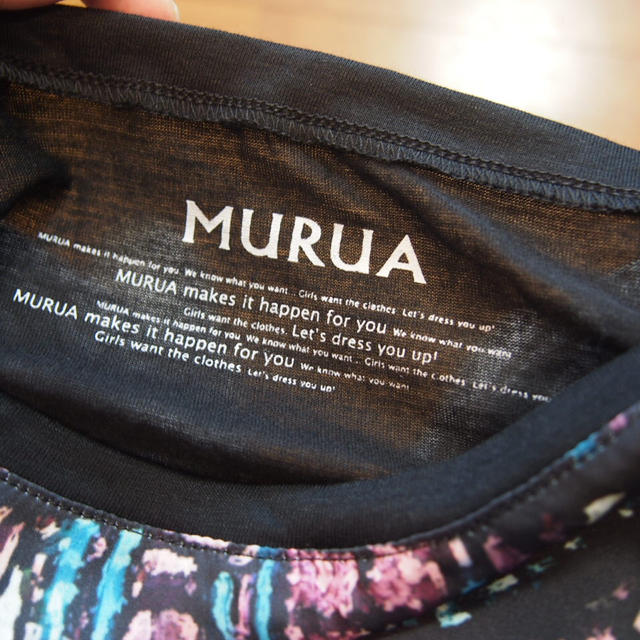 MURUA(ムルーア)のMURUA トップス ノースリーブ レディースのトップス(Tシャツ(半袖/袖なし))の商品写真