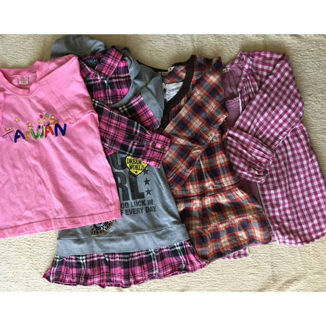 GAP Kids(ギャップキッズ)の130 女の子　8点　まとめ　セット　チュニック　ジーンズ　スカート　Tシャツ キッズ/ベビー/マタニティのキッズ服女の子用(90cm~)(パンツ/スパッツ)の商品写真