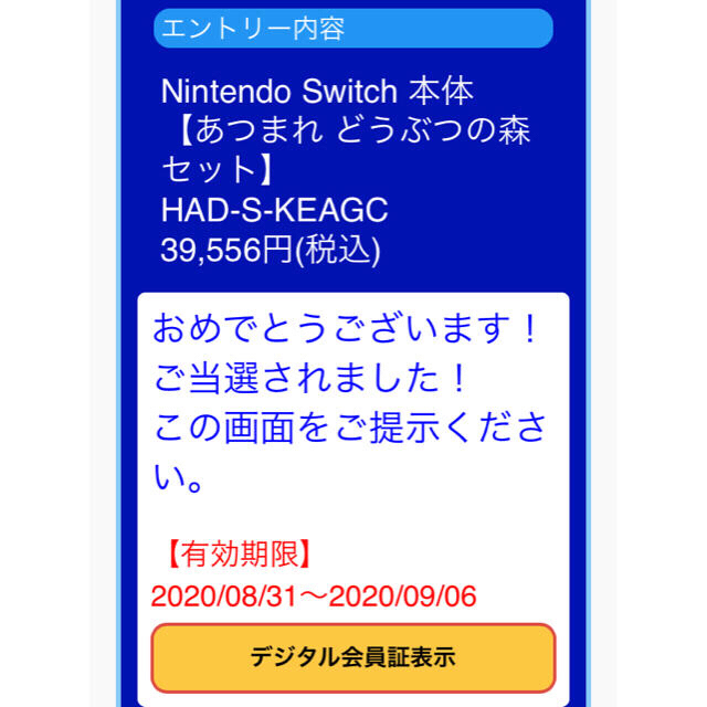 Nintendo Switch(ニンテンドースイッチ)のNintendo Switch   あつまれ動物の森セット  エンタメ/ホビーのゲームソフト/ゲーム機本体(家庭用ゲーム機本体)の商品写真