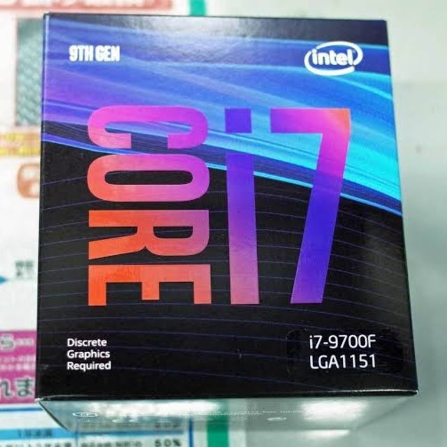 インテル35Core i7 9700F BOX