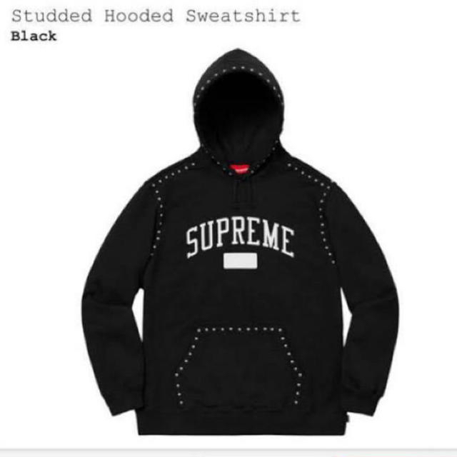 Supreme  Studded Hooded パーカー　キムタク私物メンズ