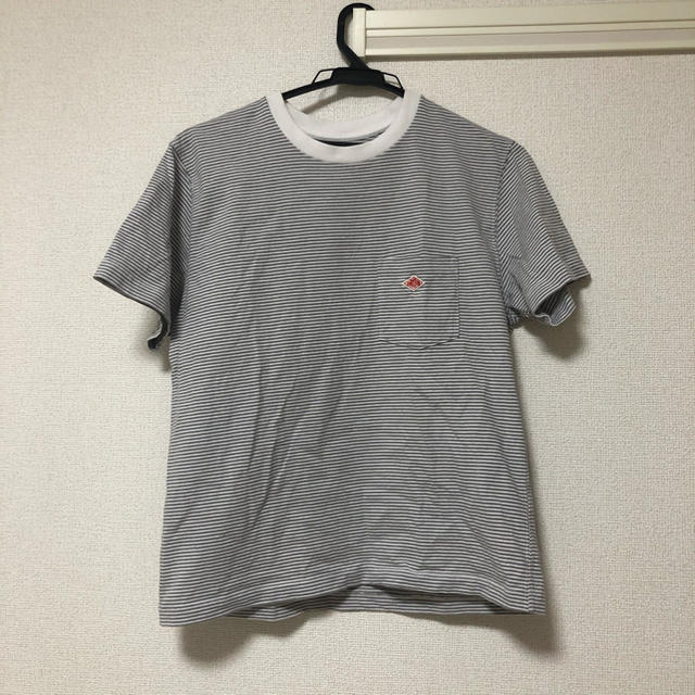 DANTON(ダントン)のDANTON ボーダーTシャツ(グレー) レディースのトップス(Tシャツ(半袖/袖なし))の商品写真