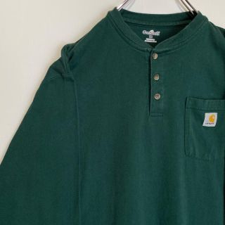 カーハート(carhartt)のカーハート Carhartt ヘンリー ネック ポケット ロングTシャツ ロンT(Tシャツ/カットソー(七分/長袖))