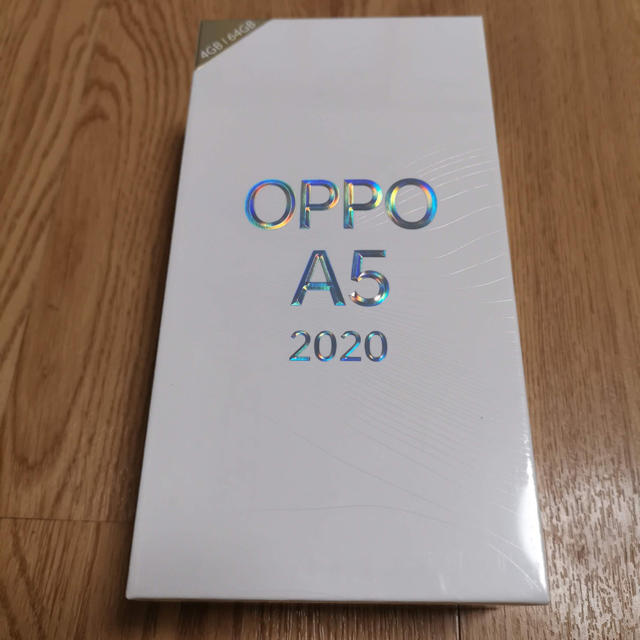 【未使用品】OPPO A5 2020 ブルーモバイル ②