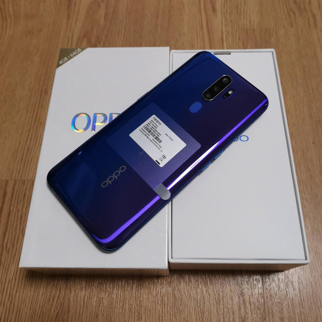 Rakuten(ラクテン)の【未使用品】OPPO A5 2020 ブルー楽天モバイル ② スマホ/家電/カメラのスマートフォン/携帯電話(スマートフォン本体)の商品写真